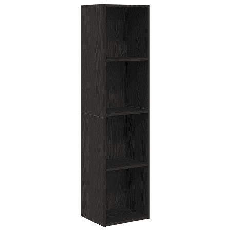 Gabinete de Libros/Gabinete de TV Roble Negro 36x30x143 cm de , Estantes y estanterías - Ref: Foro24-862409, Precio: 72,88 €,...