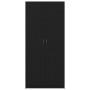 Armario Negro Roble 90x52x200 cm Madera peinada de , Armarios roperos - Ref: Foro24-862436, Precio: 220,28 €, Descuento: %