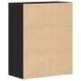 Buffet Negro Roble 60x30x75 cm Madera de , Aparadores - Ref: Foro24-862448, Precio: 82,86 €, Descuento: -5%%