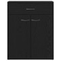 Buffet Negro Roble 60x30x75 cm Madera de , Aparadores - Ref: Foro24-862448, Precio: 82,86 €, Descuento: -5%%