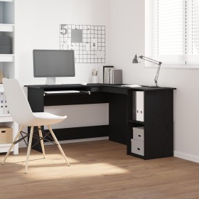 Escritorio Negro Roble 120x140x75 cm de Madera de , Escritorios - Ref: Foro24-862450, Precio: 141,24 €, Descuento: %