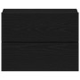 Mesas de Noche 2 pcs Negro Roble 40x30x30 cm Madera Elaborada de , Mesitas de noche - Ref: Foro24-862460, Precio: 91,96 €, De...