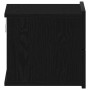 Mesas de Noche 2 pcs Negro Roble 40x30x30 cm Madera Elaborada de , Mesitas de noche - Ref: Foro24-862460, Precio: 91,96 €, De...