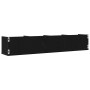 Estante de pared CD Negro Roble 100x18x18 cm Madera elaborada de , Estantes y estanterías - Ref: Foro24-862462, Precio: 34,29...