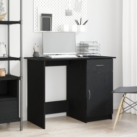 Comprar Escritorio Negro Roble 100x50x76 cm
