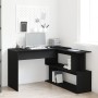 Escritorio Negro Roble 200x50x76 cm Madera Elaborada de , Escritorios - Ref: Foro24-862465, Precio: 134,85 €, Descuento: -5%%