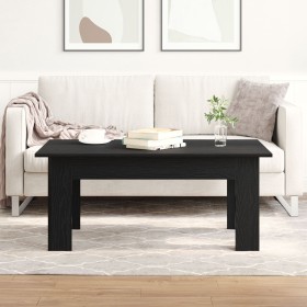 Mesa de café Negra de Roble de 100x60x42 cm de , Mesas de centro - Ref: Foro24-862466, Precio: 57,95 €, Descuento: -5%%