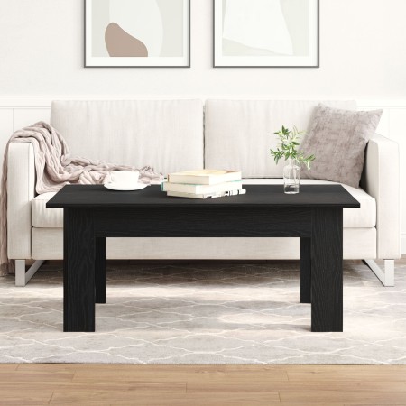 Mesa de café Negra de Roble de 100x60x42 cm de , Mesas de centro - Ref: Foro24-862466, Precio: 57,95 €, Descuento: -5%%