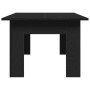 Mesa de café Negra de Roble de 100x60x42 cm de , Mesas de centro - Ref: Foro24-862466, Precio: 57,95 €, Descuento: -5%%