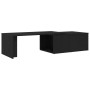 Mesa de café negra de roble, 150x50x35 cm, de madera de ingeniería de , Mesas de centro - Ref: Foro24-862478, Precio: 93,36 €...