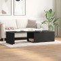 Mesa de café negra de roble, 150x50x35 cm, de madera de ingeniería de , Mesas de centro - Ref: Foro24-862478, Precio: 93,36 €...