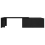 Mesa de café negra de roble, 150x50x35 cm, de madera de ingeniería de , Mesas de centro - Ref: Foro24-862478, Precio: 93,36 €...