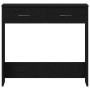 Escritorio Negro Roble 80x40x75 cm Madera Fabricada de , Escritorios - Ref: Foro24-862480, Precio: 81,18 €, Descuento: -5%%