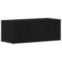 Mueble para TV en negro y roble, 80x34x30 cm, hecho de madera ingenierizada de , Muebles TV - Ref: Foro24-862484, Precio: 75,...