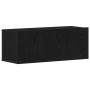 Soporte de TV de roble negro 80x30x30 cm hecho de madera aglomerada de , Muebles TV - Ref: Foro24-862486, Precio: 48,57 €, De...