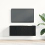 Soporte de TV de roble negro 80x30x30 cm hecho de madera aglomerada de , Muebles TV - Ref: Foro24-862486, Precio: 48,57 €, De...
