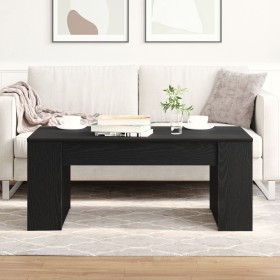 Mesa de Café Roble Negro 102x55x42 cm Madera Elaborada de , Mesas de centro - Ref: Foro24-862495, Precio: 76,19 €, Descuento: %