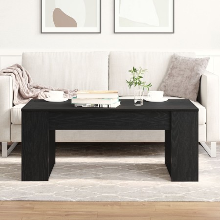 Mesa de Café Roble Negro 102x55x42 cm Madera Elaborada de , Mesas de centro - Ref: Foro24-862495, Precio: 76,19 €, Descuento: %