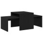 Mesa de Centro Negra y de Roble 100x48x40 cm de Madera de Ingeniería de , Mesas de centro - Ref: Foro24-862501, Precio: 56,31...