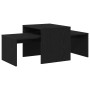 Mesa de Centro Negra y de Roble 100x48x40 cm de Madera de Ingeniería de , Mesas de centro - Ref: Foro24-862501, Precio: 56,31...