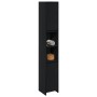 Armario de baño Negro Roble 30x30x183,5 cm Madera elaborada de , Muebles de baño - Ref: Foro24-862505, Precio: 92,20 €, Descu...