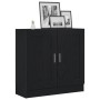 Estantería Negra Roble 82,5x30,5x80 cm Madera de , Librerías y estanterías - Ref: Foro24-862515, Precio: 78,42 €, Descuento: ...