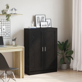 Estantería para libros Negra Roble 82,5x30,5x115 cm de Madera de ingeniería de , Librerías y estanterías - Ref: Foro24-862516...