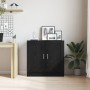 Estantería Negra Roble 82,5x30,5x80 cm Madera de , Librerías y estanterías - Ref: Foro24-862515, Precio: 78,42 €, Descuento: ...