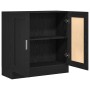 Estantería Negra Roble 82,5x30,5x80 cm Madera de , Librerías y estanterías - Ref: Foro24-862515, Precio: 78,42 €, Descuento: ...