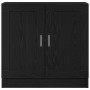Estantería Negra Roble 82,5x30,5x80 cm Madera de , Librerías y estanterías - Ref: Foro24-862515, Precio: 78,42 €, Descuento: ...