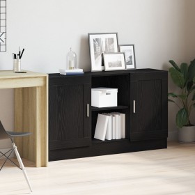 Credenza Negra de Roble 120x30,5x70 cm Madera de , Aparadores - Ref: Foro24-862521, Precio: 107,73 €, Descuento: %