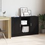 Credenza Negra de Roble 120x30,5x70 cm Madera de , Aparadores - Ref: Foro24-862521, Precio: 107,73 €, Descuento: %
