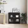 Biblioteca Negro Roble 82,5x30,5x80 cm Madera Compensada de , Librerías y estanterías - Ref: Foro24-862518, Precio: 85,23 €, ...