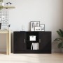 Credenza Negra de Roble 120x30,5x70 cm Madera de , Aparadores - Ref: Foro24-862521, Precio: 107,73 €, Descuento: %