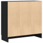 Biblioteca Negro Roble 82,5x30,5x80 cm Madera Compensada de , Librerías y estanterías - Ref: Foro24-862518, Precio: 85,23 €, ...