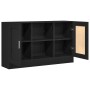 Credenza Negra de Roble 120x30,5x70 cm Madera de , Aparadores - Ref: Foro24-862521, Precio: 107,73 €, Descuento: %