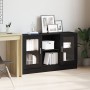 Mueble Auxiliar Roble Negro Madera de calidad y vidrio Mediano de , Aparadores - Ref: Foro24-862522, Precio: 114,57 €, Descue...