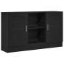 Mueble Auxiliar Roble Negro Madera de calidad y vidrio Mediano de , Aparadores - Ref: Foro24-862522, Precio: 114,57 €, Descue...