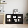 Mueble Auxiliar Roble Negro Madera de calidad y vidrio Mediano de , Aparadores - Ref: Foro24-862522, Precio: 114,57 €, Descue...