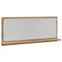 Espejo de baño de roble artesanal de 90x10,5x37 cm de , Tocadores de baño - Ref: Foro24-862527, Precio: 47,32 €, Descuento: -5%%