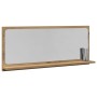 Espejo de baño de roble artesanal de 90x10,5x37 cm de , Tocadores de baño - Ref: Foro24-862527, Precio: 47,32 €, Descuento: -5%%