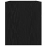 Gabinete de lavabo para baño negro roble 80x38,5x46 cm de madera de , Tocadores de baño - Ref: Foro24-862529, Precio: 53,43 €...
