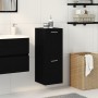 Armario de pared para baño Negro Roble 30x30x80 cm Madera Fabricada de , Muebles de baño - Ref: Foro24-862531, Precio: 48,41 ...