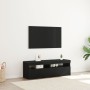Mueble de TV con LED Negro Roble 120x35x40 cm Madera elaborada de , Muebles TV - Ref: Foro24-862553, Precio: 96,58 €, Descuen...