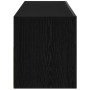 Mueble para TV con luces LED en negro y roble, 75x35x40 cm, de madera de , Muebles TV - Ref: Foro24-862557, Precio: 51,90 €, ...