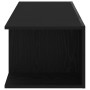 Mueble de TV con luces LED en roble negro, 90x39x30 cm, de madera elaborada de , Muebles TV - Ref: Foro24-862562, Precio: 64,...