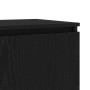 Mueble de TV con luces LED, negro y roble, 140x40x35.5 cm, de madera de , Muebles TV - Ref: Foro24-862563, Precio: 112,29 €, ...