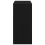 Sideboard con luces LED en negro y roble, 80x35x75 cm, de madera de , Aparadores - Ref: Foro24-862568, Precio: 114,10 €, Desc...