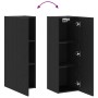 Mueble de TV de pared en Roble Negro de  30,5x30x90 cm de madera | Foro24.es | Tu tienda online para hogar, jardín y más Foro24.es