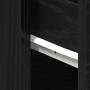 Mesa de Noche Negra de Roble 40x30x39 cm de Madera de , Mesitas de noche - Ref: Foro24-862574, Precio: 40,35 €, Descuento: -5%%